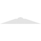 Ekena Millwork Portland Architectural Grade PVC Gable Bracket, 48"W x 8"H x 6"D x 6"F, 4/12 Pitch GBP048X08X0606POR00 - alternate 4
